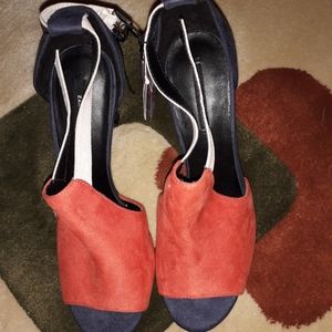 2 Toned open Toe heels